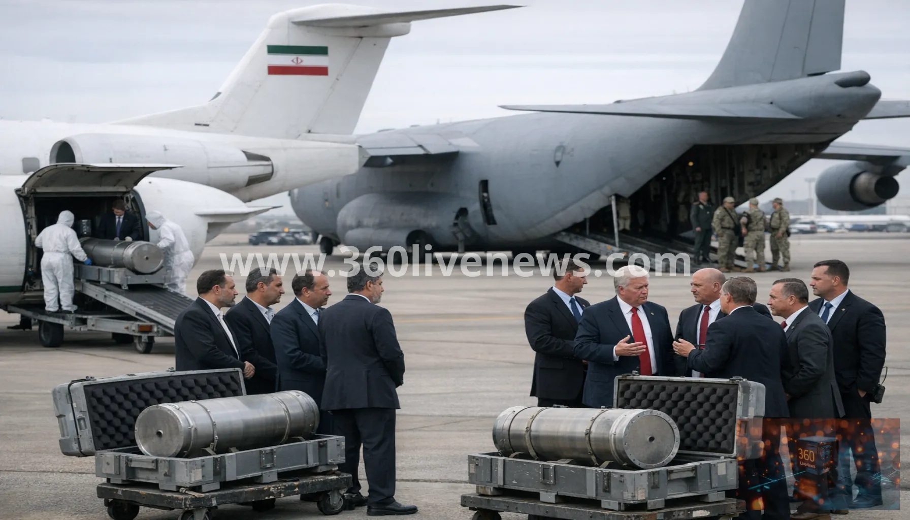 Trump says Iran deal is scheduled for Sunday as uranium handover plan is discussed