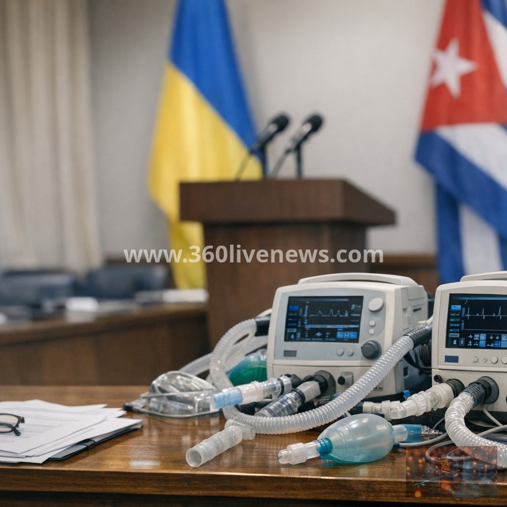UK Volunteer Accuses MP of Diverting Ventilator Donation from Ukraine to Cuba
