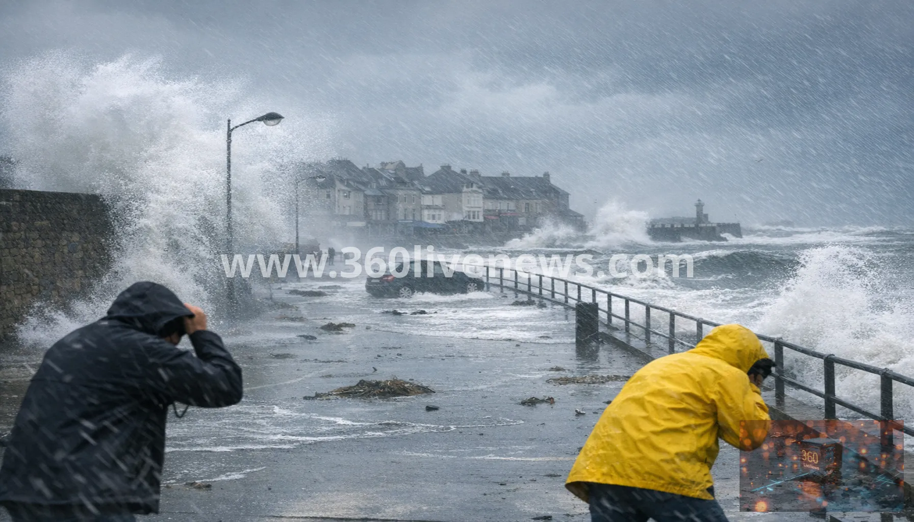 Storm Austen batters France and the UK with winds of up to 160 km/h
