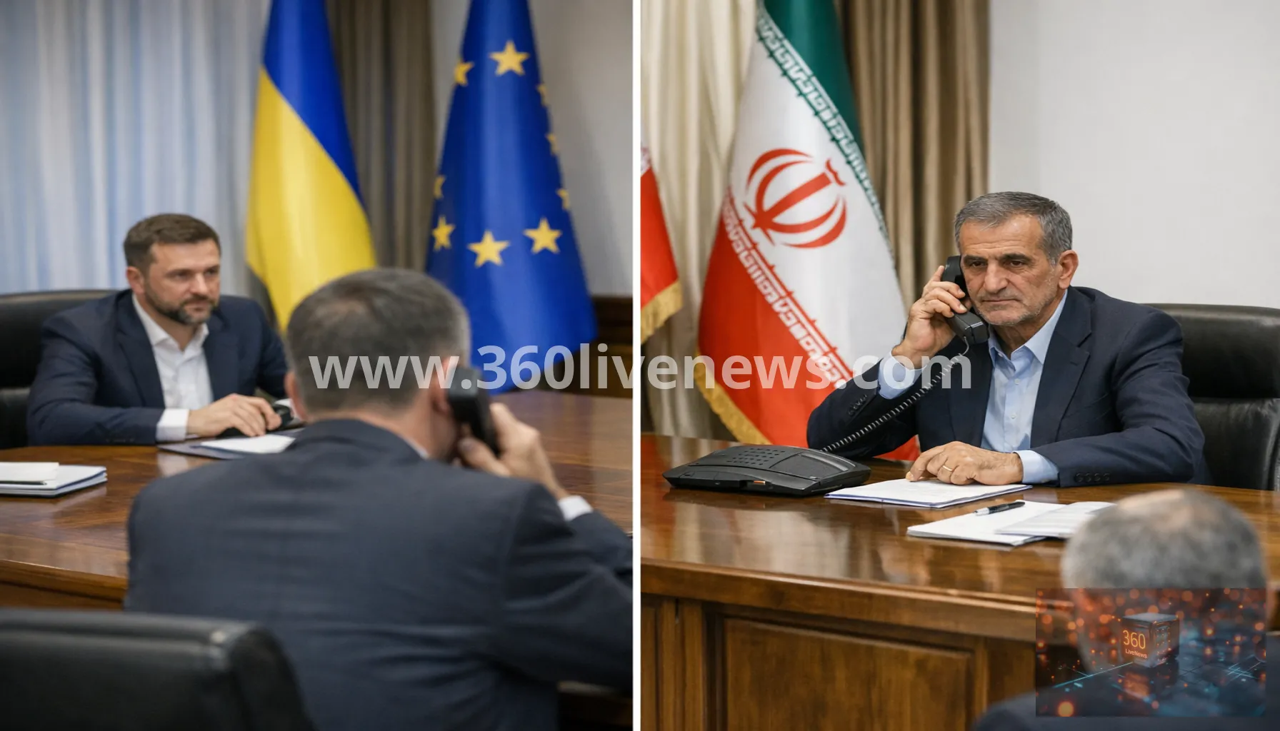 Ukraine and Iran hold call after Caspian Sea strike kills sailor