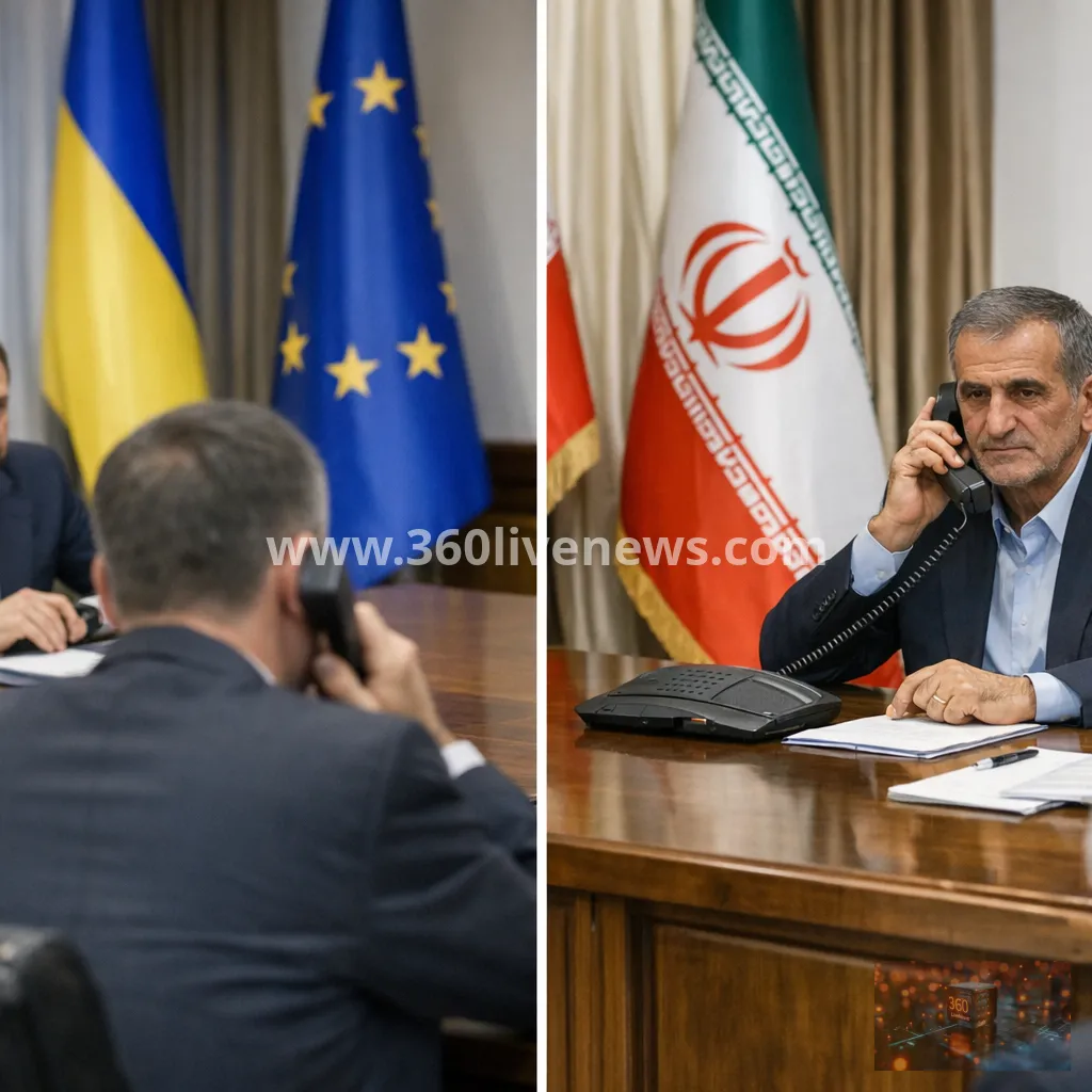 Ukraine and Iran hold call after Caspian Sea strike kills sailor