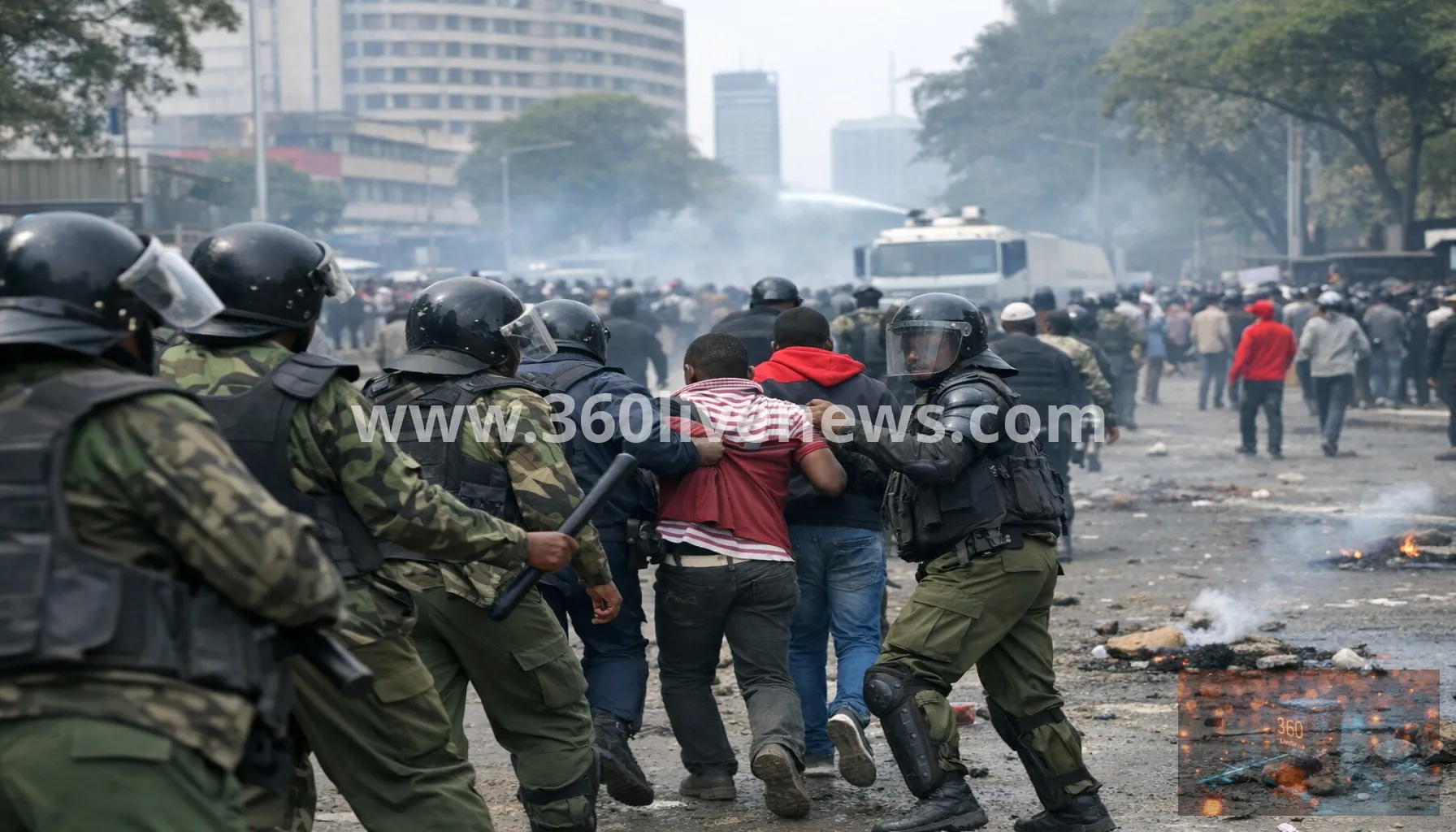 Kenya arrests more than 350 during anniversary protests over deadly anti-tax rallies