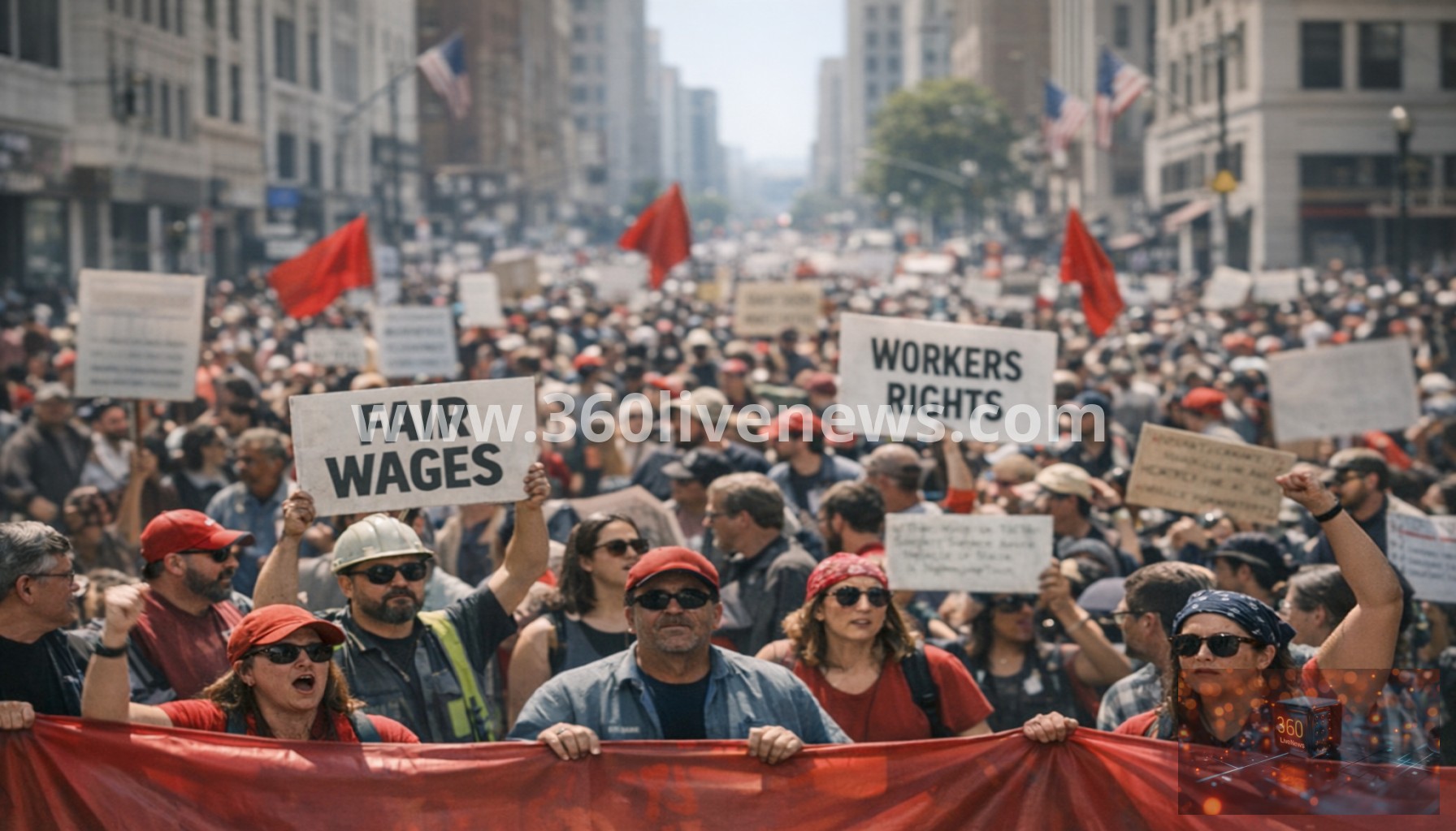 Nationwide May Day Worker Protests Demand Better Protections in US