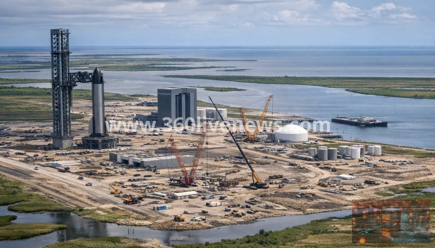 SpaceX unveils $100bn rocket complex plan in Louisiana