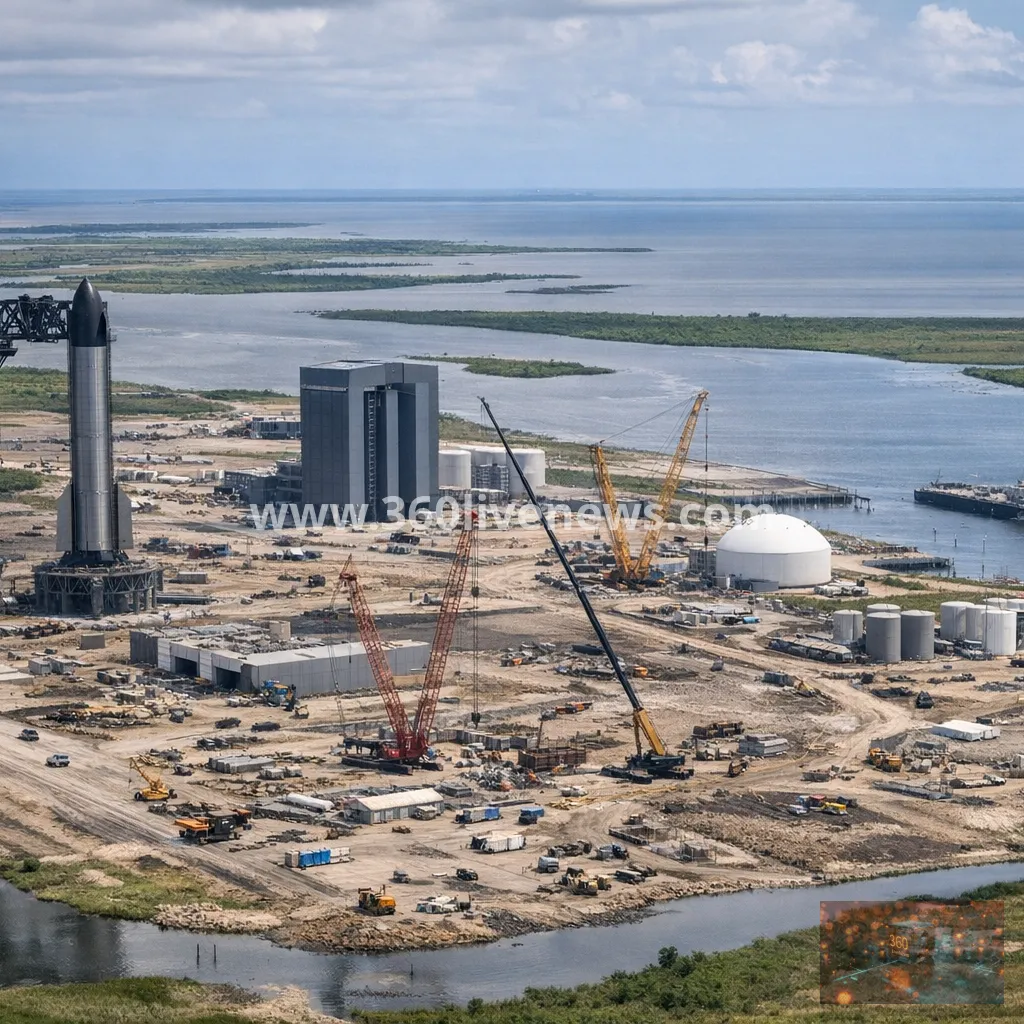 SpaceX unveils $100bn rocket complex plan in Louisiana