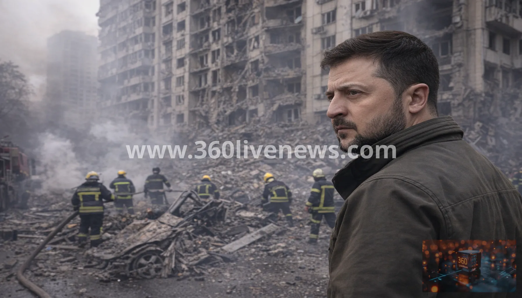Kyiv hit by Russian ballistic missiles as Zelenskyy says allies gave no warning