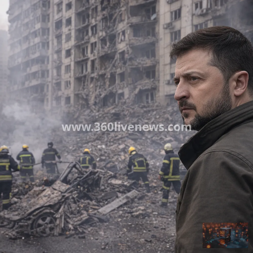 Kyiv hit by Russian ballistic missiles as Zelenskyy says allies gave no warning