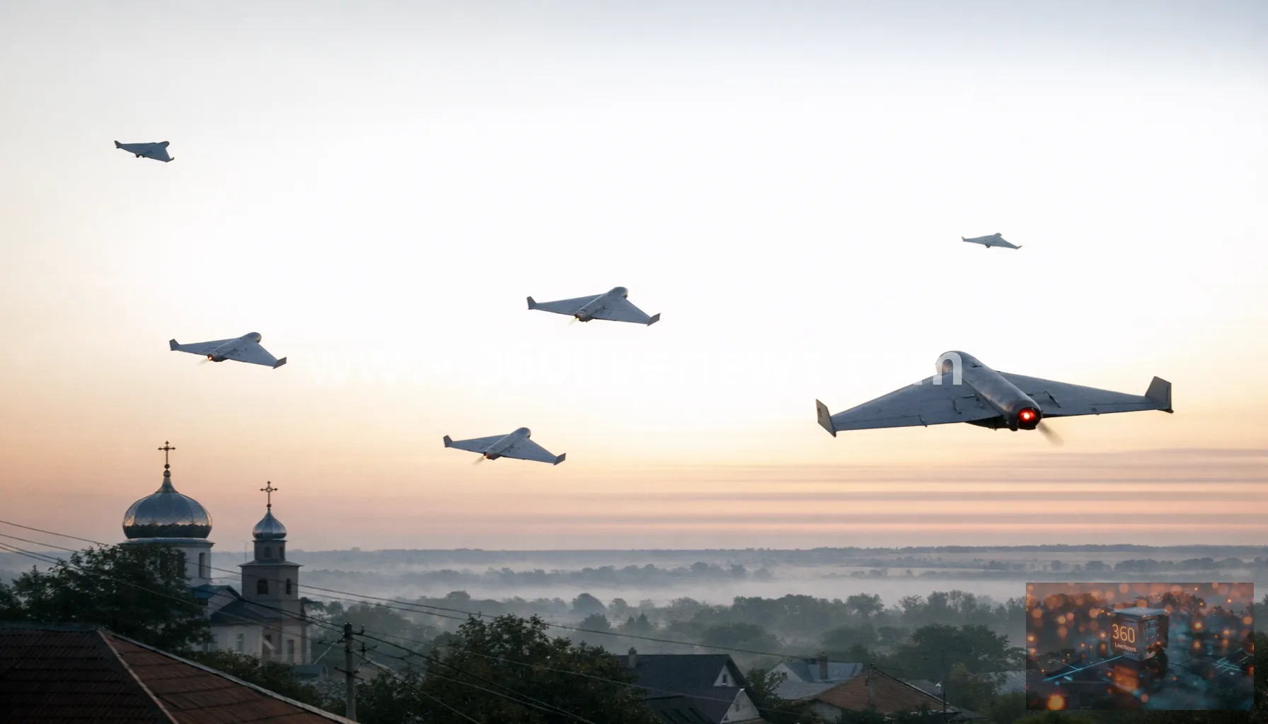 Five Russian drones enter Moldovan airspace on Independence Day