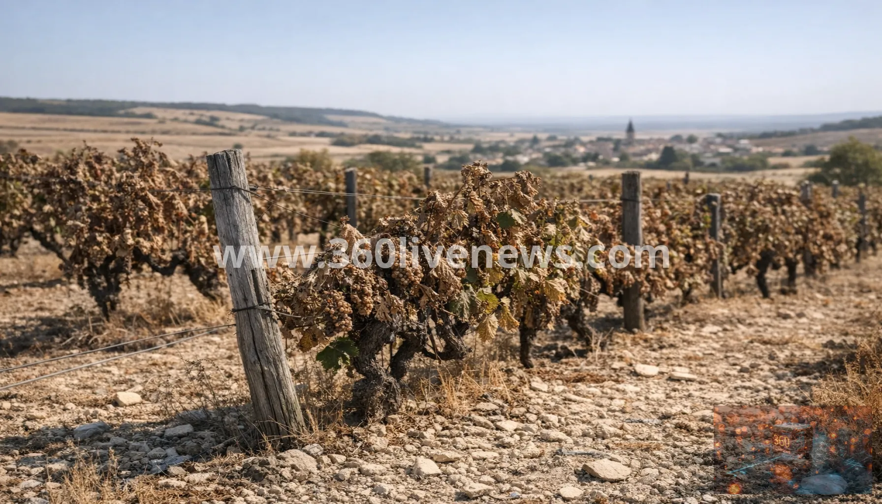 France forecasts 30-year low wine harvest after severe heat and drought