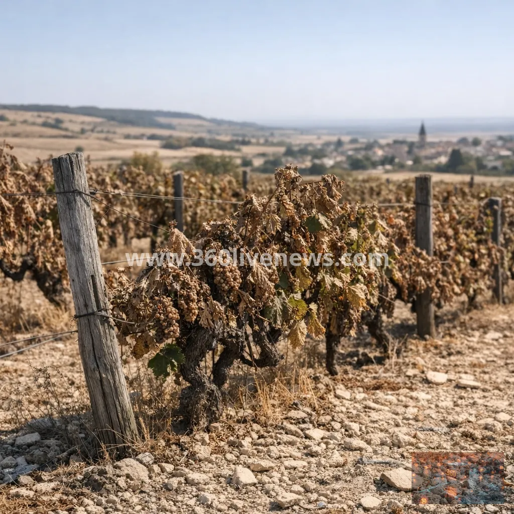 France forecasts 30-year low wine harvest after severe heat and drought
