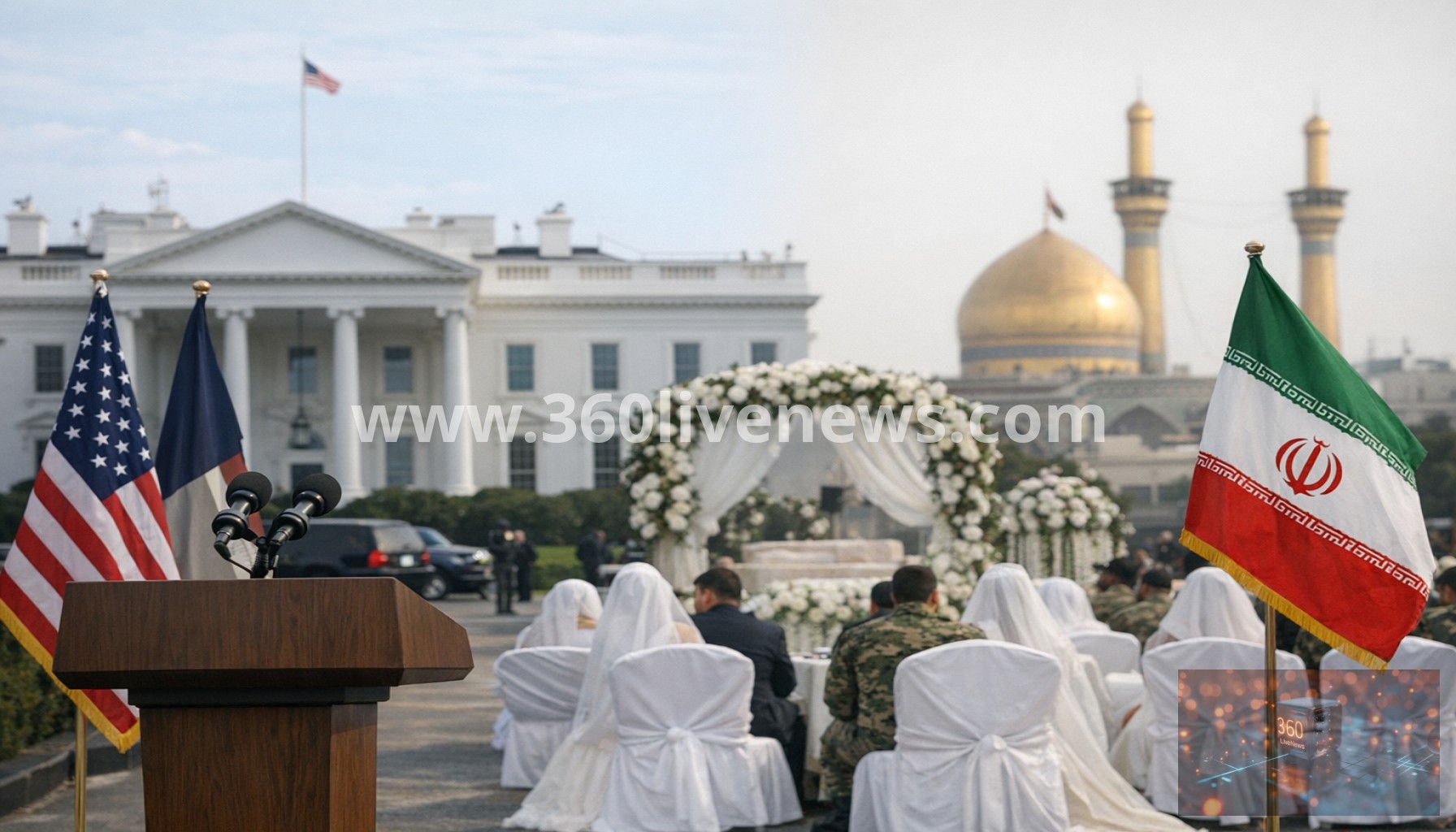US and Iran trade threats as Tehran stages mass weddings for war-ready couples