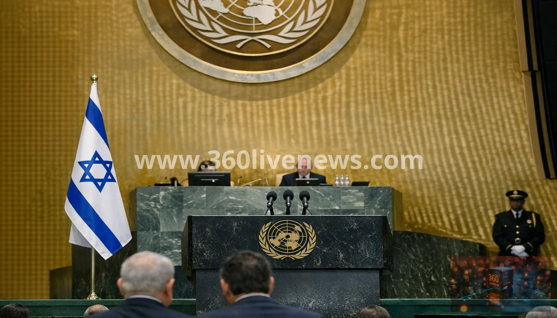 Netanyahu takes UN stage with Israel's election politics in focus