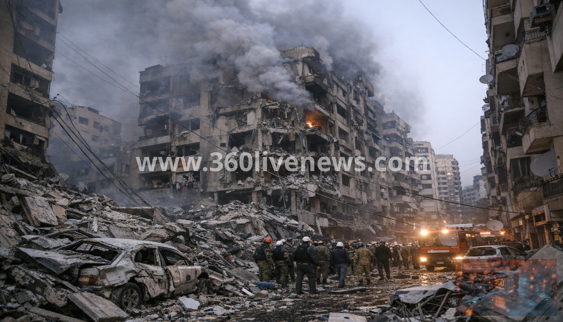 Israel airstrike hits Beirut suburb of Haret Hreik