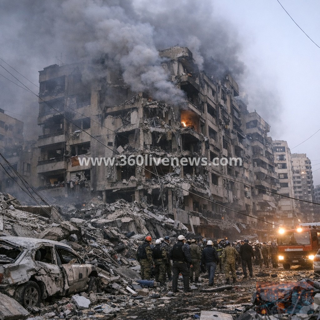 Israel airstrike hits Beirut suburb of Haret Hreik
