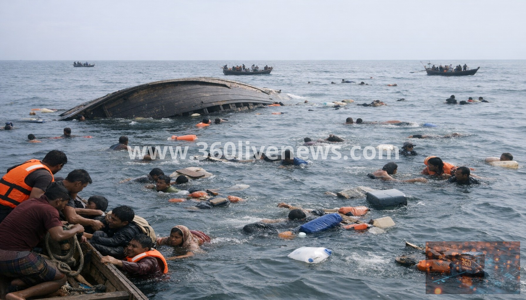 Rohingya Refugee Recounts Rescue From Capsizing Boat That Left Nearly 250 Others Missing