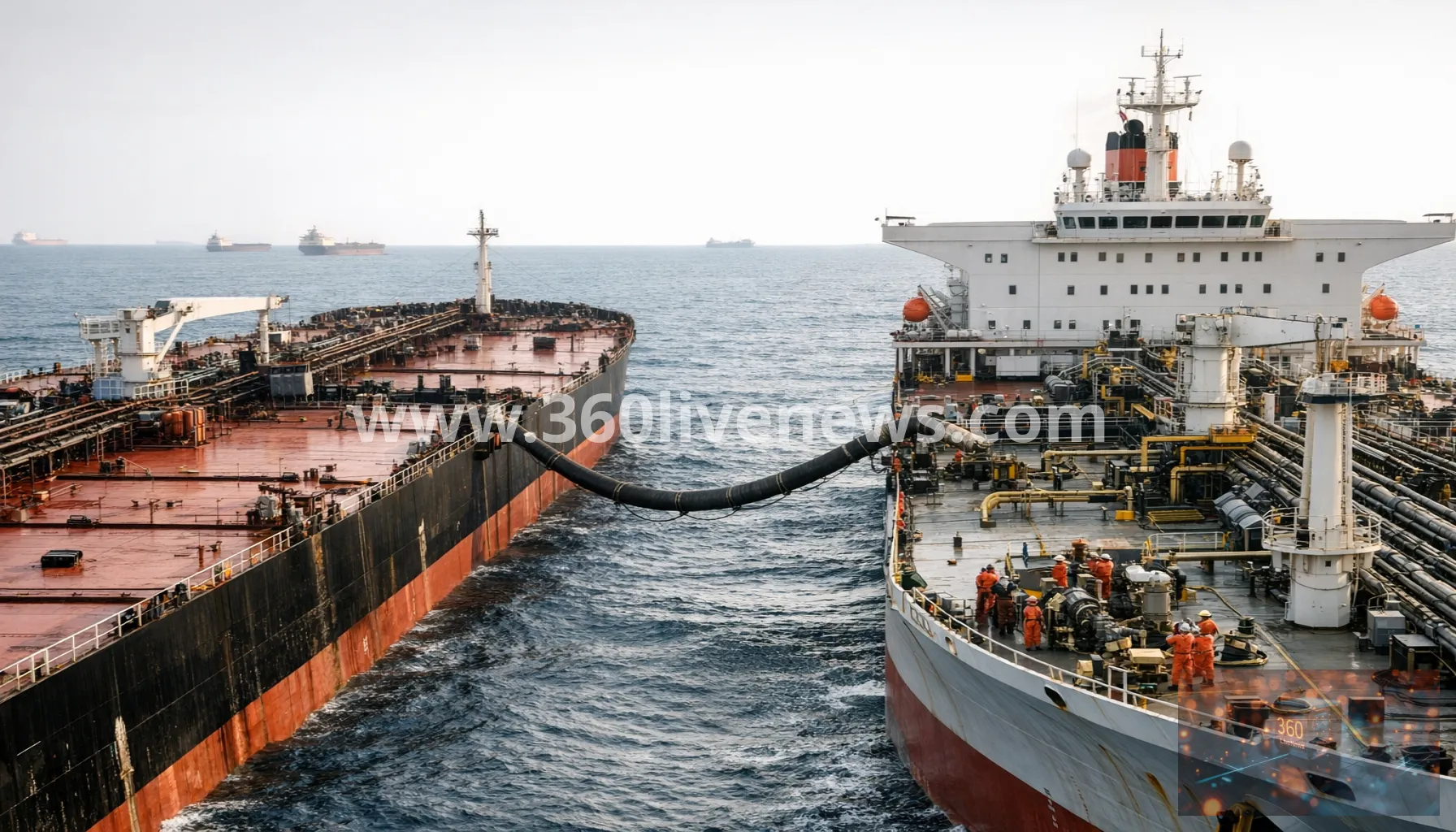 US uses ship-to-ship transfers to keep Gulf oil exports moving amid Hormuz disruption