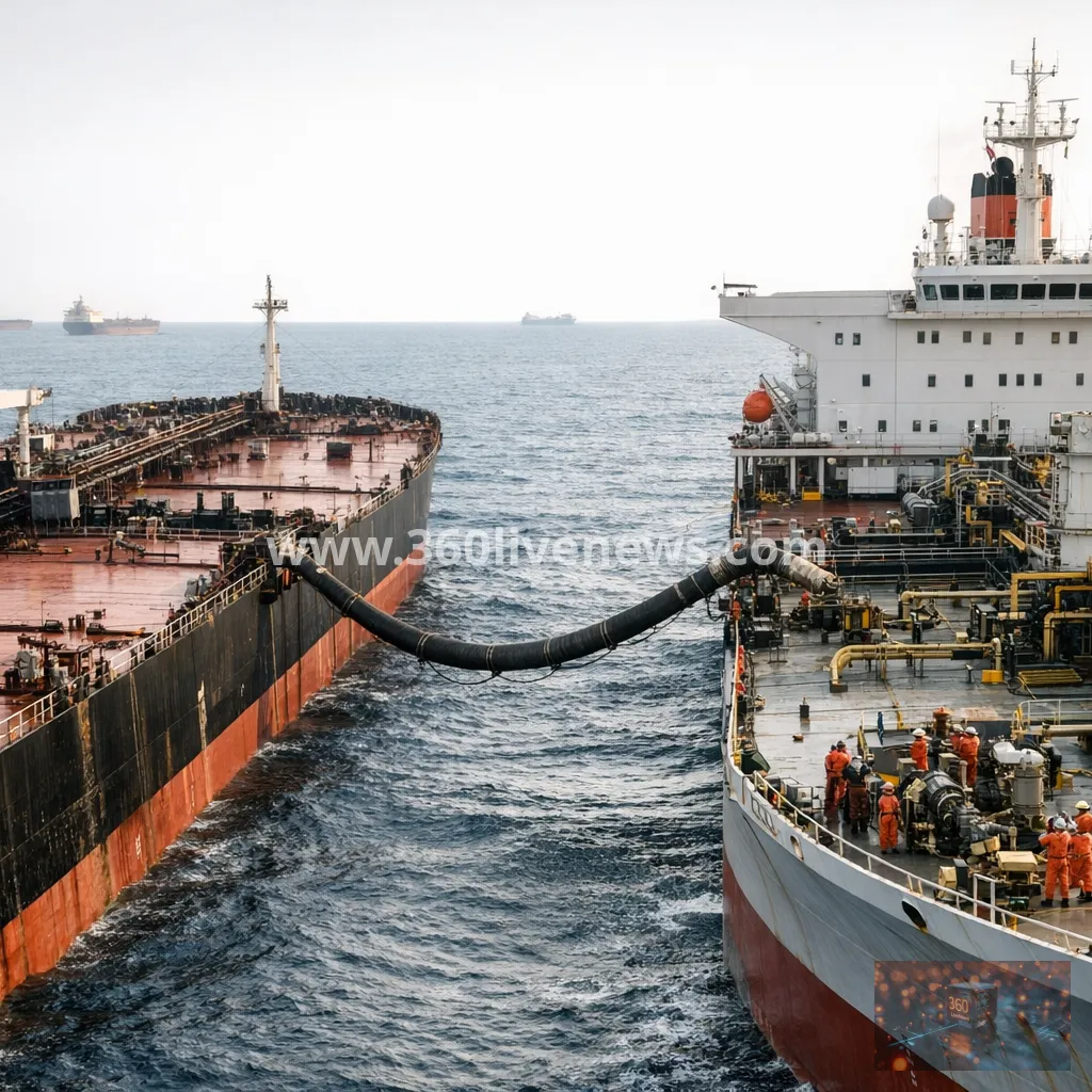 US uses ship-to-ship transfers to keep Gulf oil exports moving amid Hormuz disruption