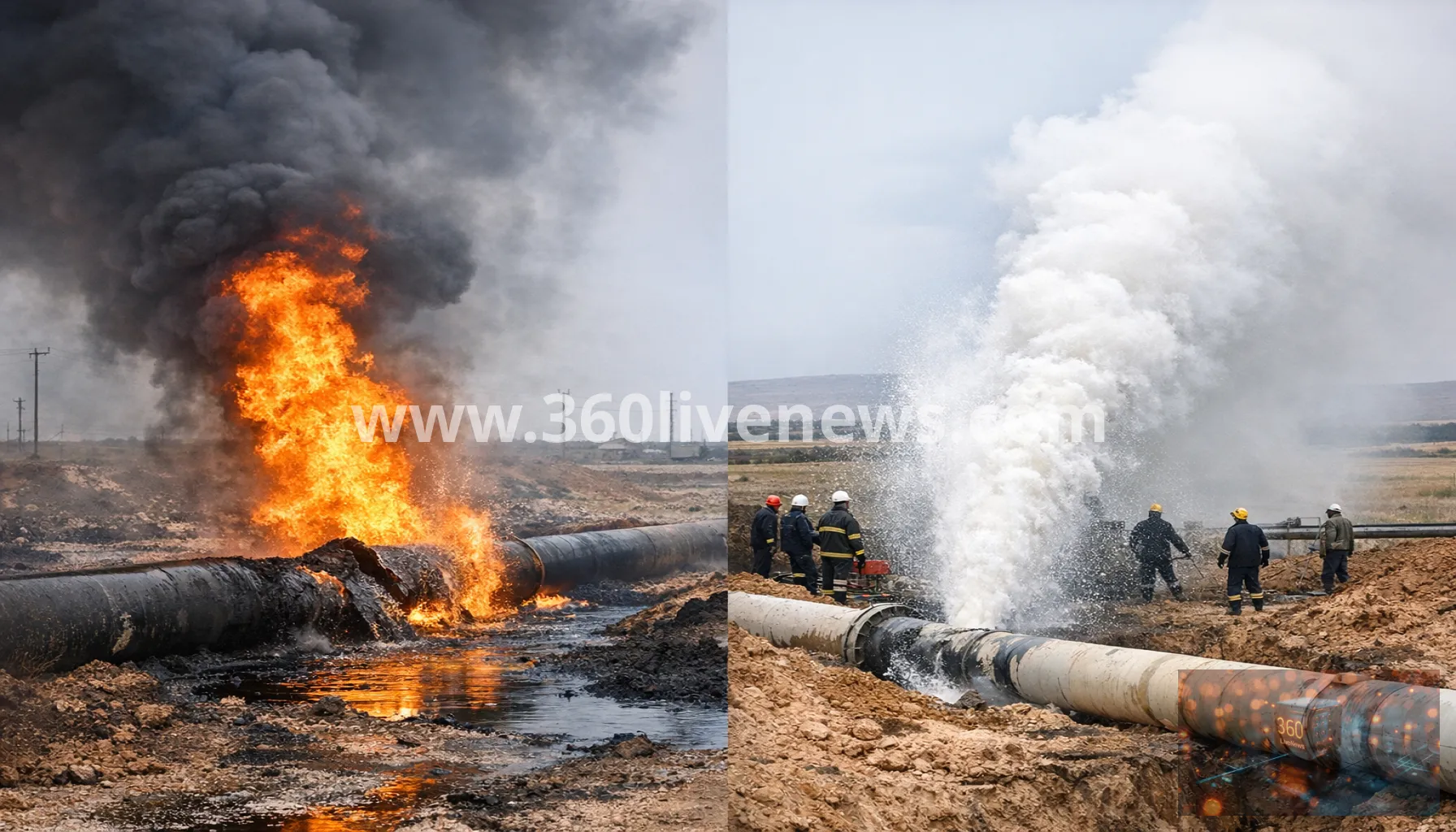 Two Syrian pipelines damaged in separate attacks on energy infrastructure