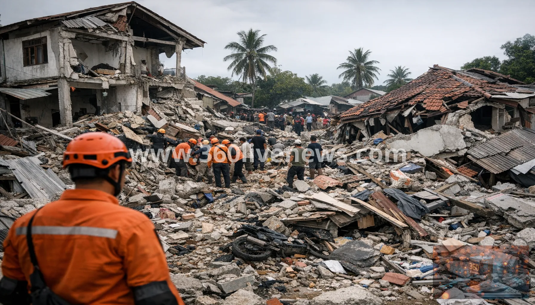 Magnitude 7.7 earthquake in Indonesia kills 47 and triggers widespread destruction