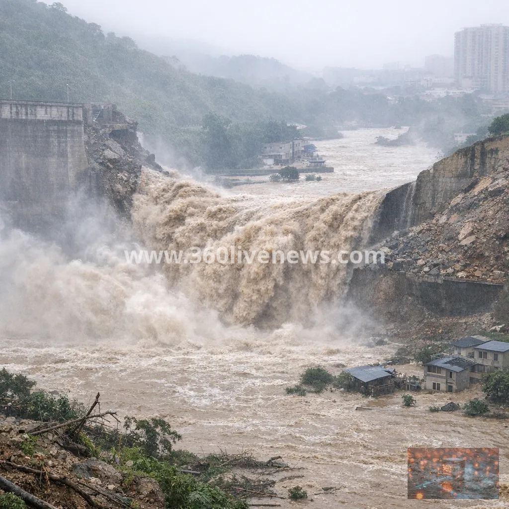 Typhoon Maysak floods breach reservoir wall in Nanning, killing at least two