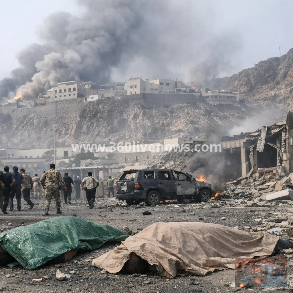Houthis strike Yemen presidential palace area in Aden again, killing five