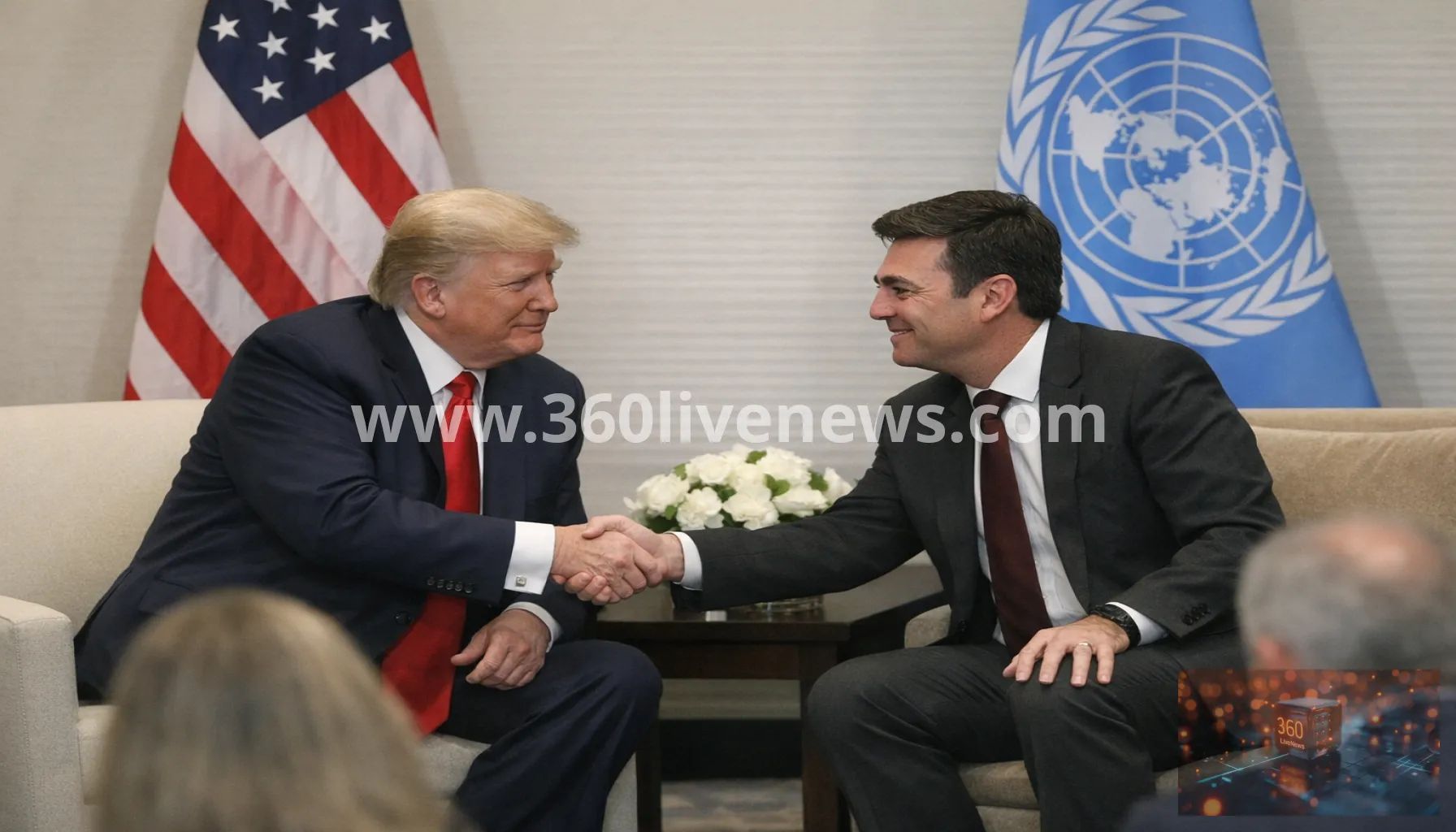 Trump and Andy Burnham meet for first time in New York on sidelines of UN General Assembly