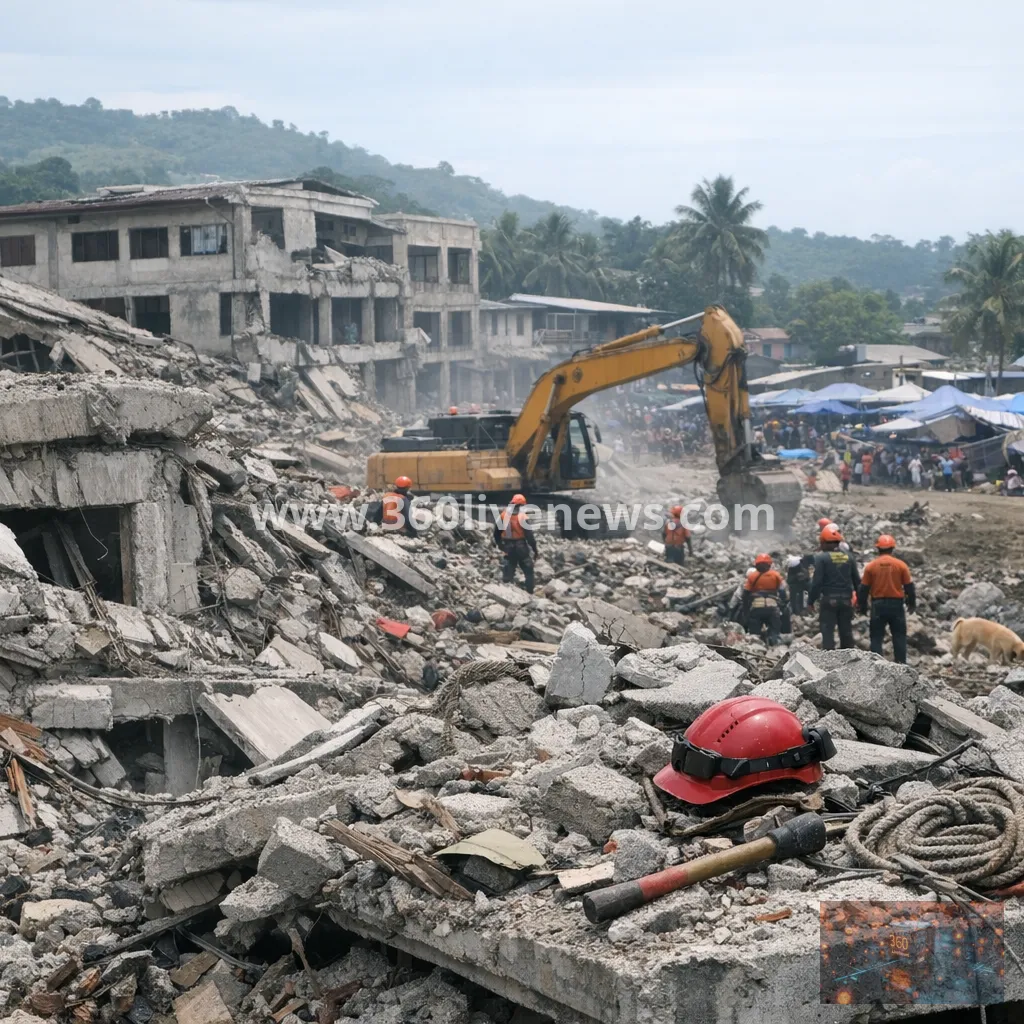 Philippine earthquake kills at least 37 and displaces more than 20,000 in Mindanao