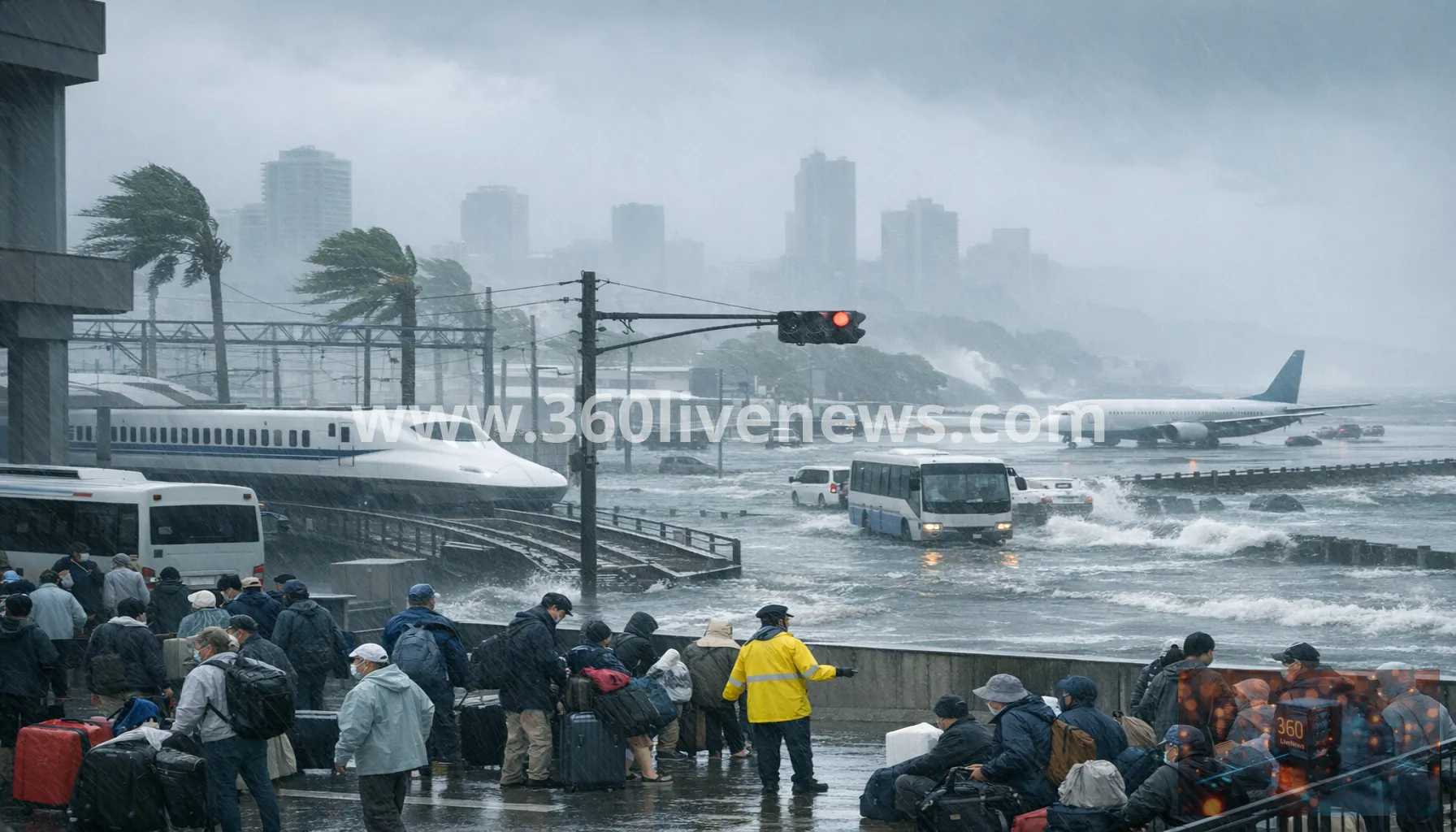 Typhoon Dujuan leaves at least four dead in Japan as power cuts continue near Tokyo
