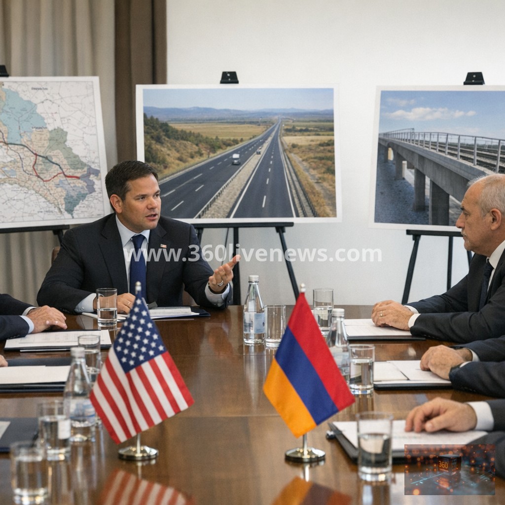 US and Armenia advance TRIPP corridor plan during Rubio stop in Yerevan