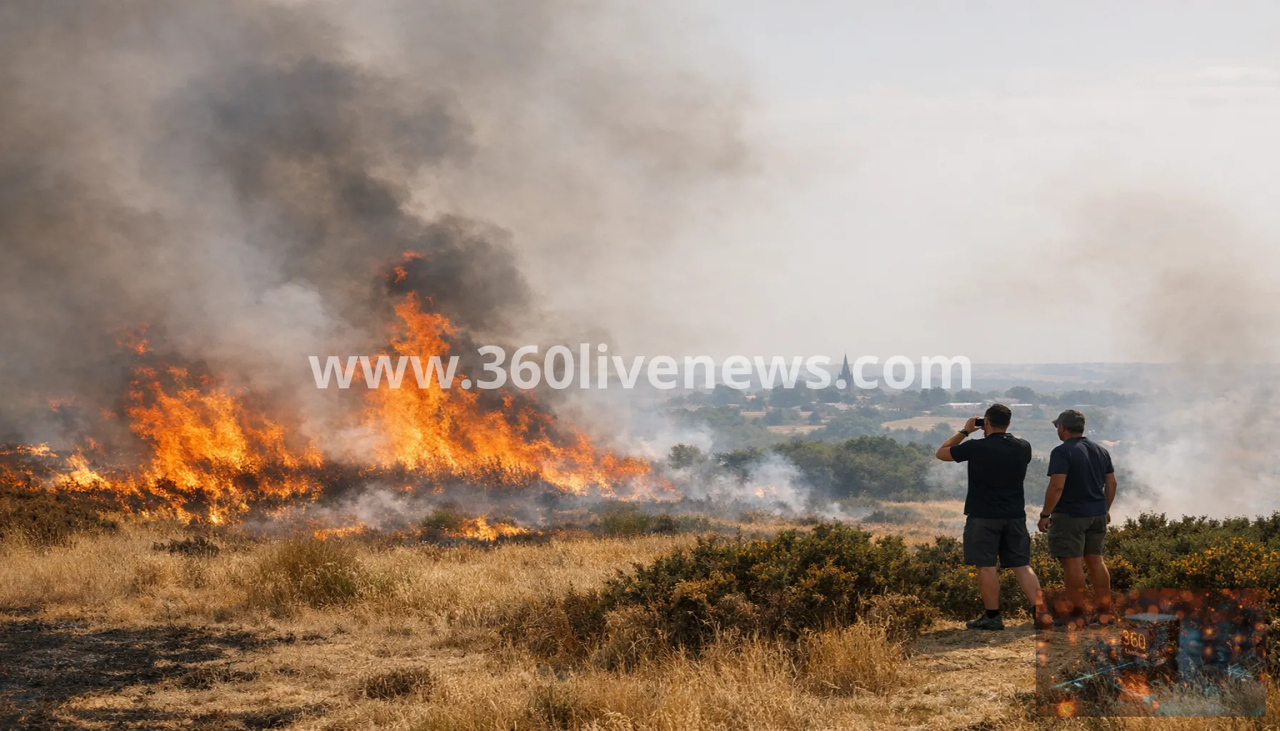 Exceptional wildfire risk and heat health alerts issued across parts of the UK