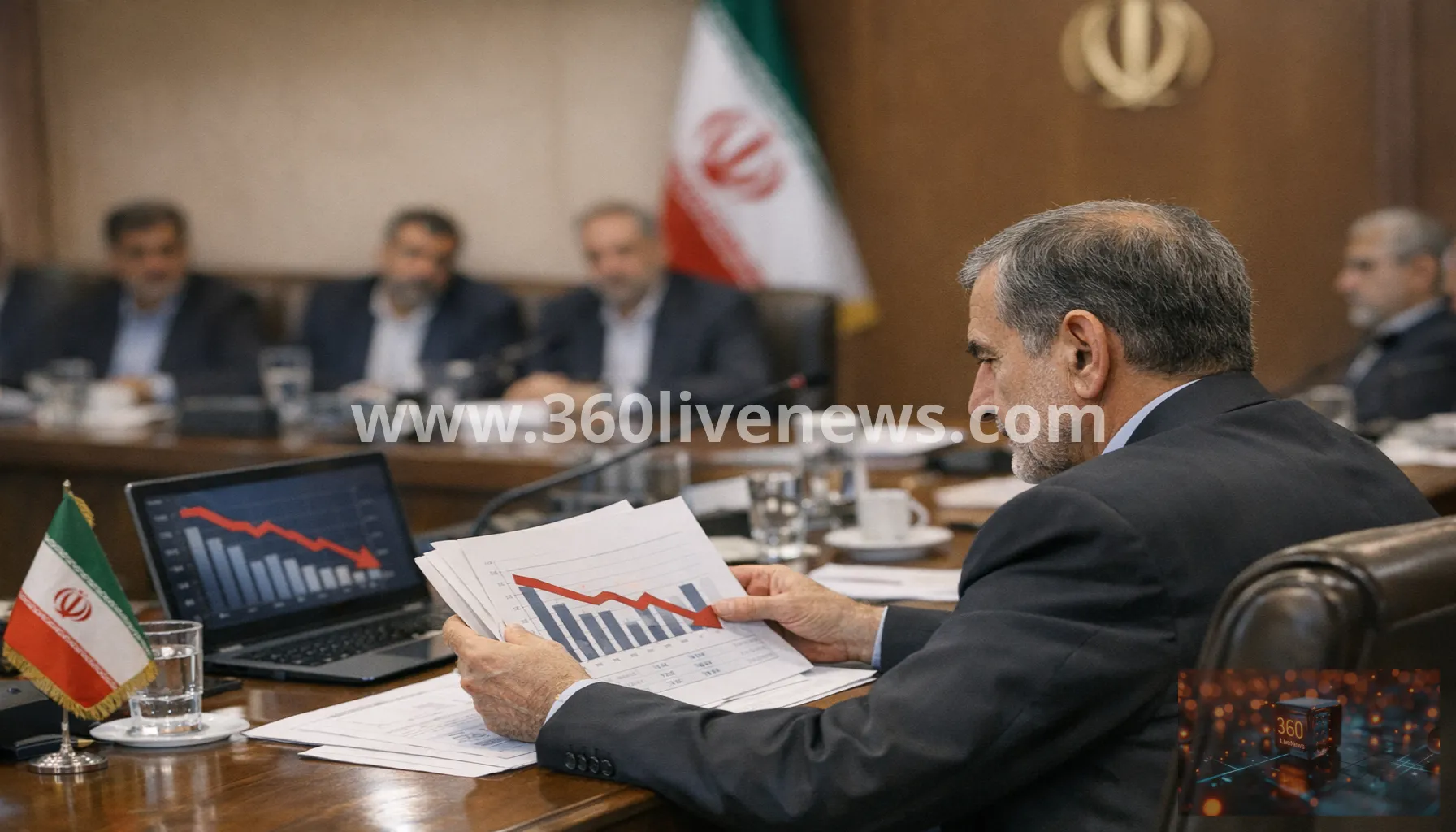 Iran reports sharp GDP and energy-sector contraction amid war pressure