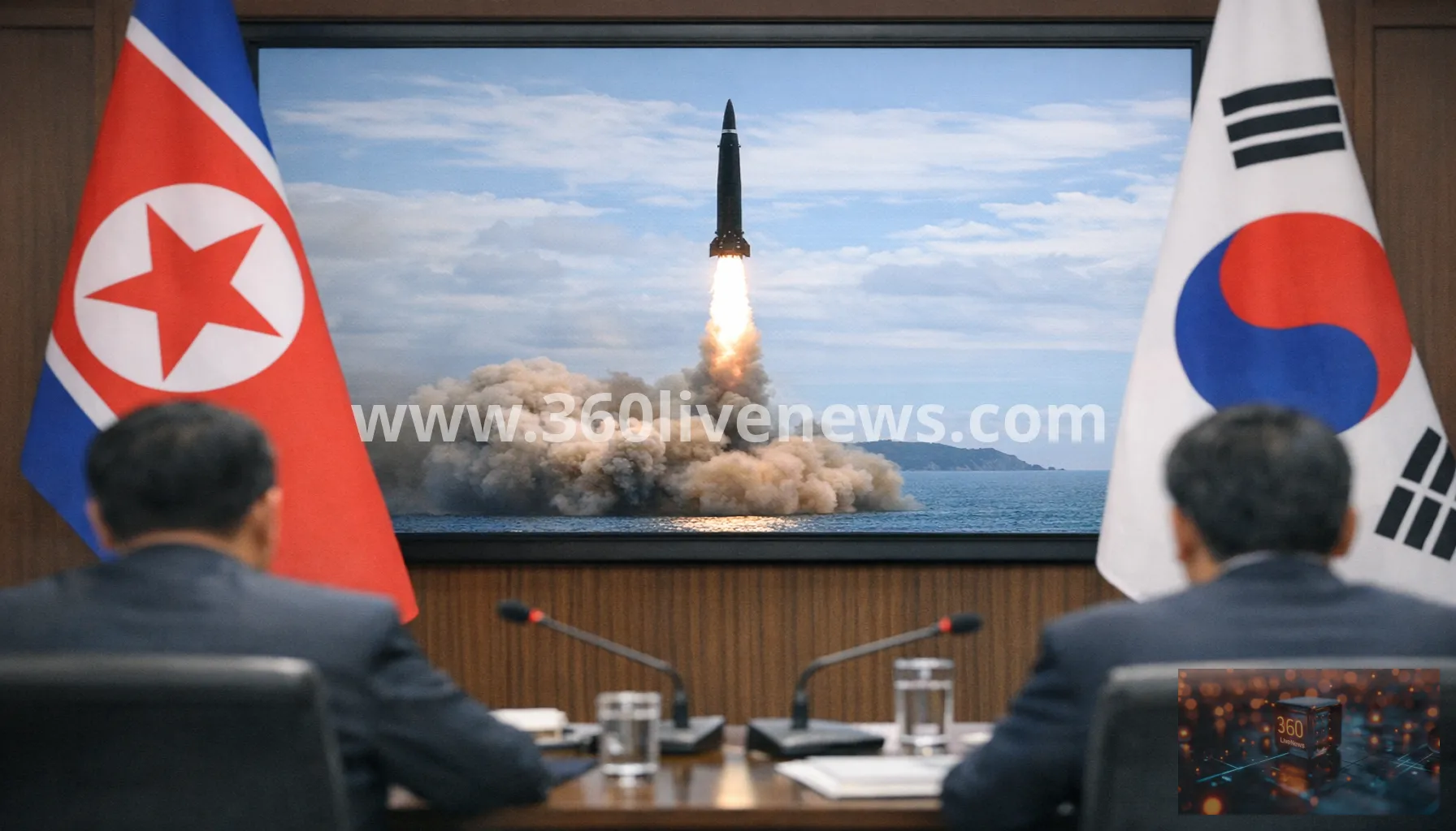 North Korea says missile test was designed to evade defences as tensions with South Korea rise