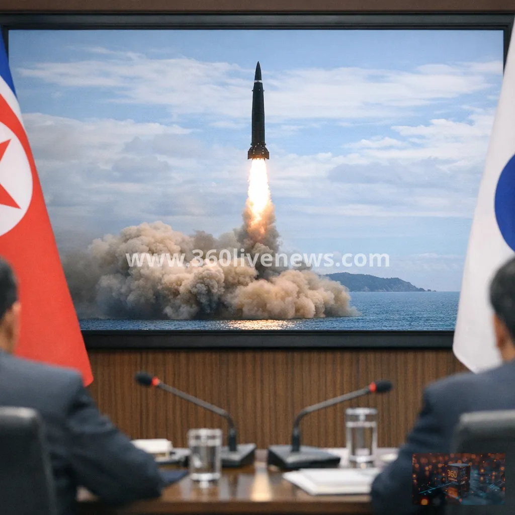 North Korea says missile test was designed to evade defences as tensions with South Korea rise