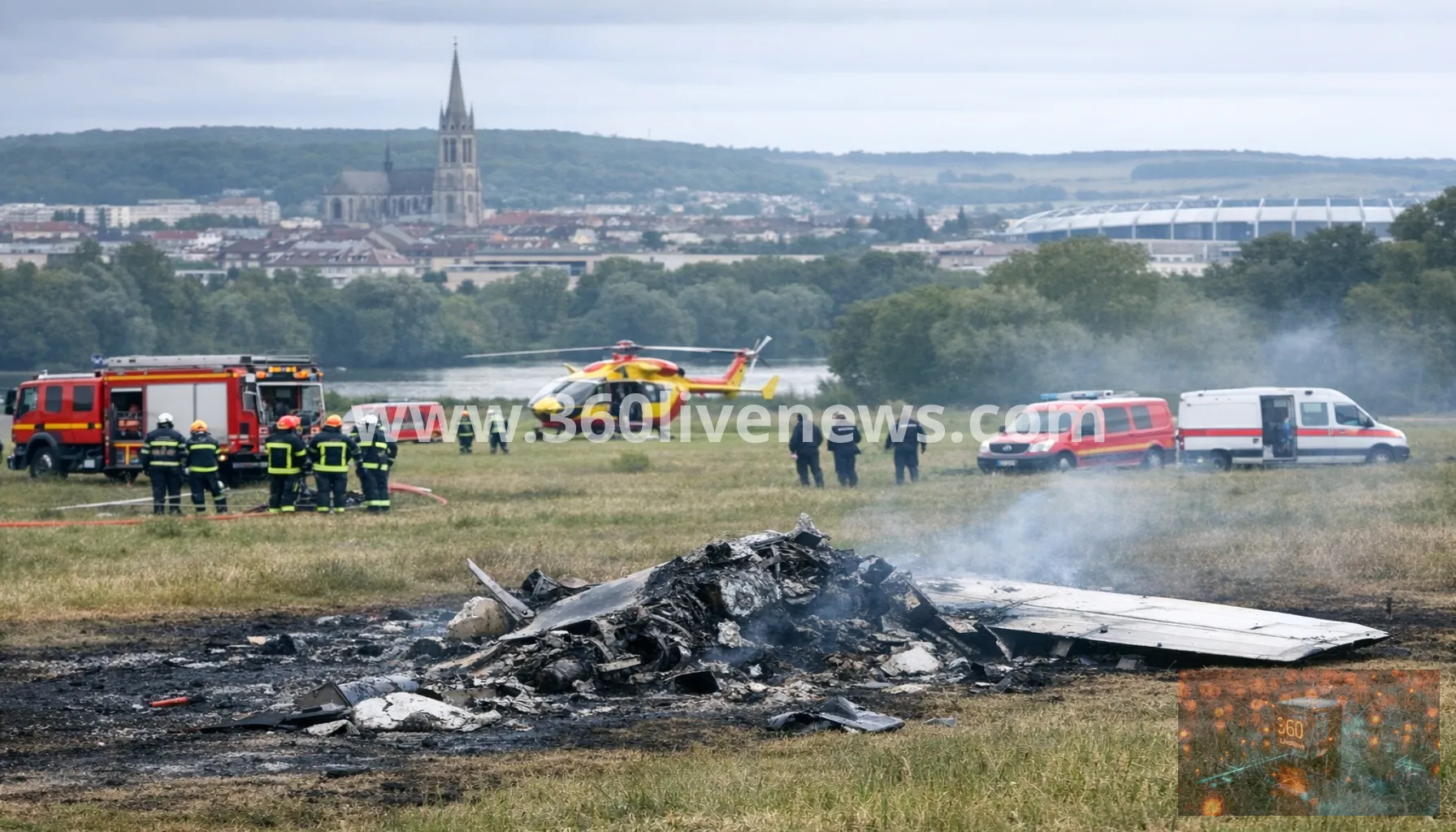 Eleven killed as tourist plane carrying skydivers crashes near Nancy, France