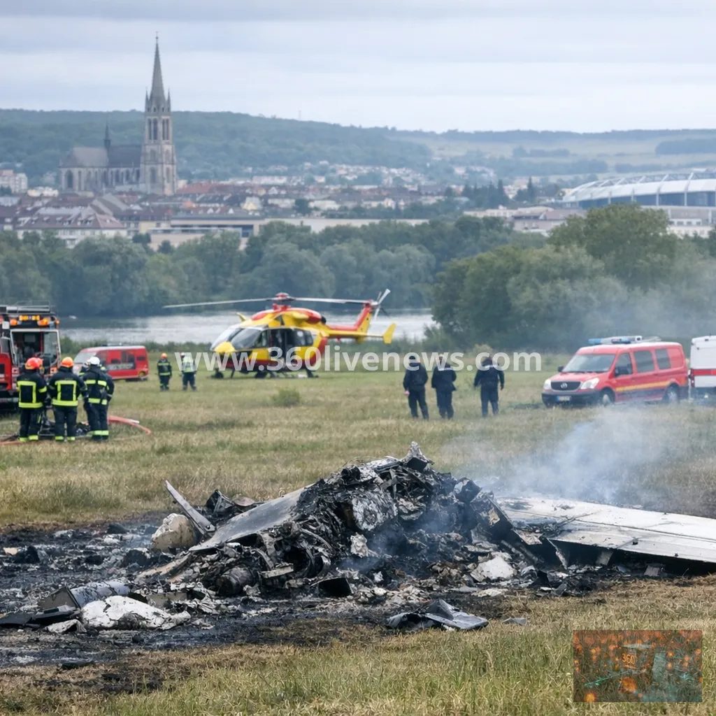 Eleven killed as tourist plane carrying skydivers crashes near Nancy, France