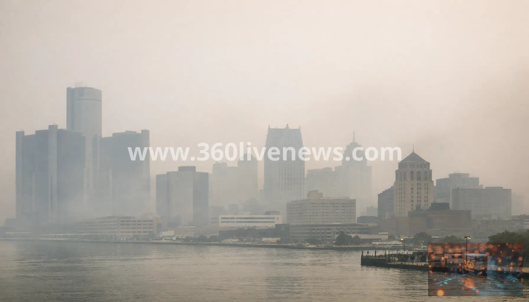 Canadian wildfire smoke worsens across US Midwest and Northeast as Detroit records worst air quality