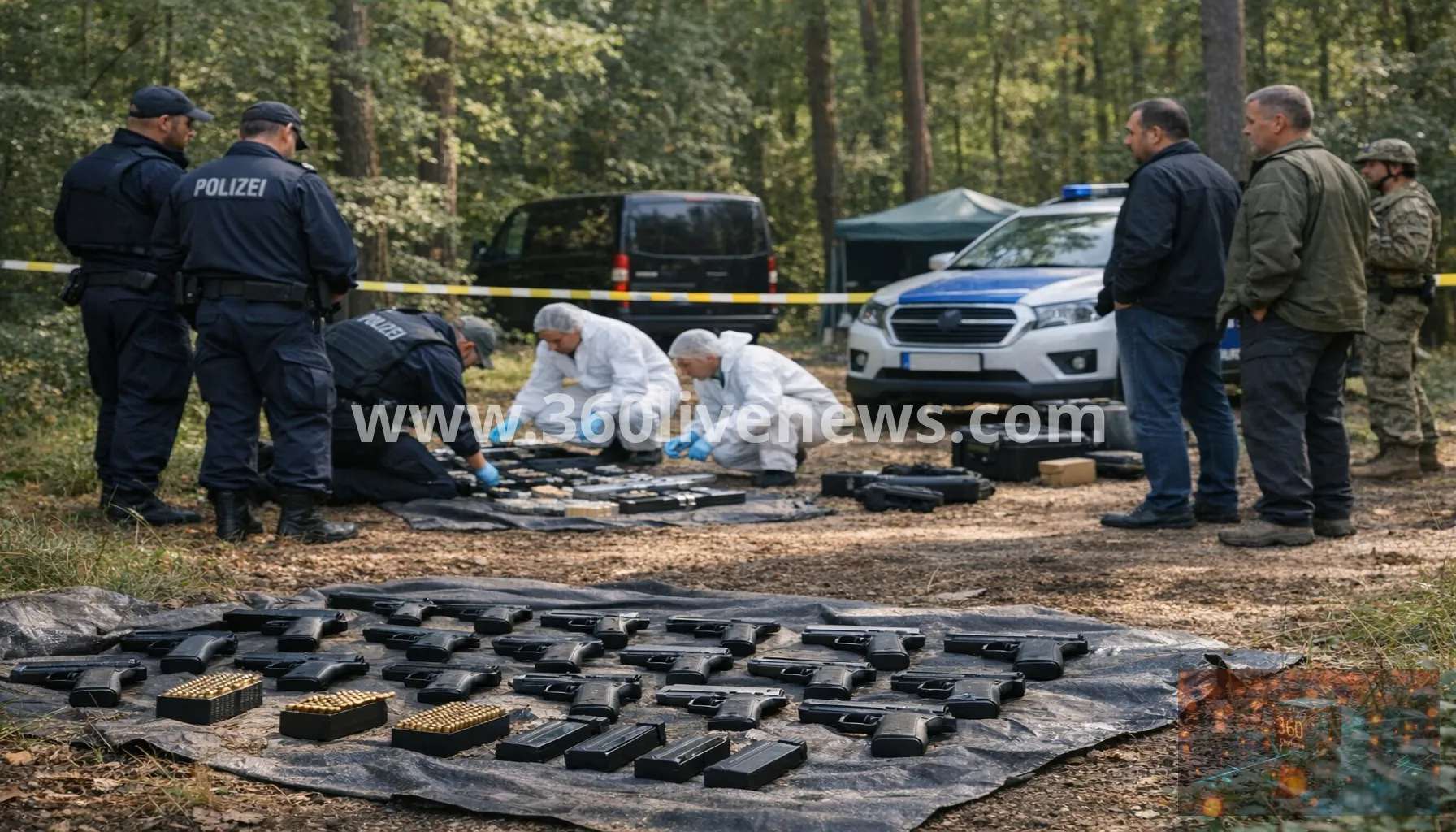 Germany probes suspected Russian-linked weapons cache near Berlin