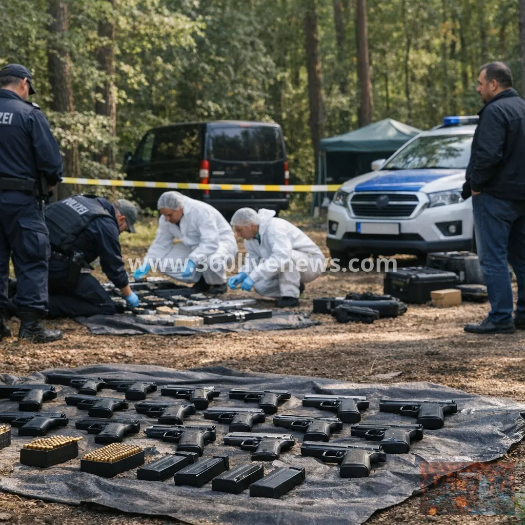 Germany probes suspected Russian-linked weapons cache near Berlin