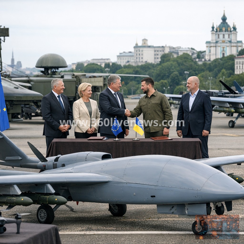 EU and Ukraine expand drone deal in Kyiv, with anti-ballistic plans by 2028