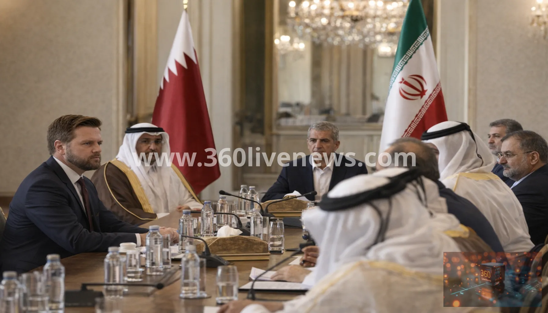 Qatari officials in Tehran as US-Iran ceasefire diplomacy gathers pace