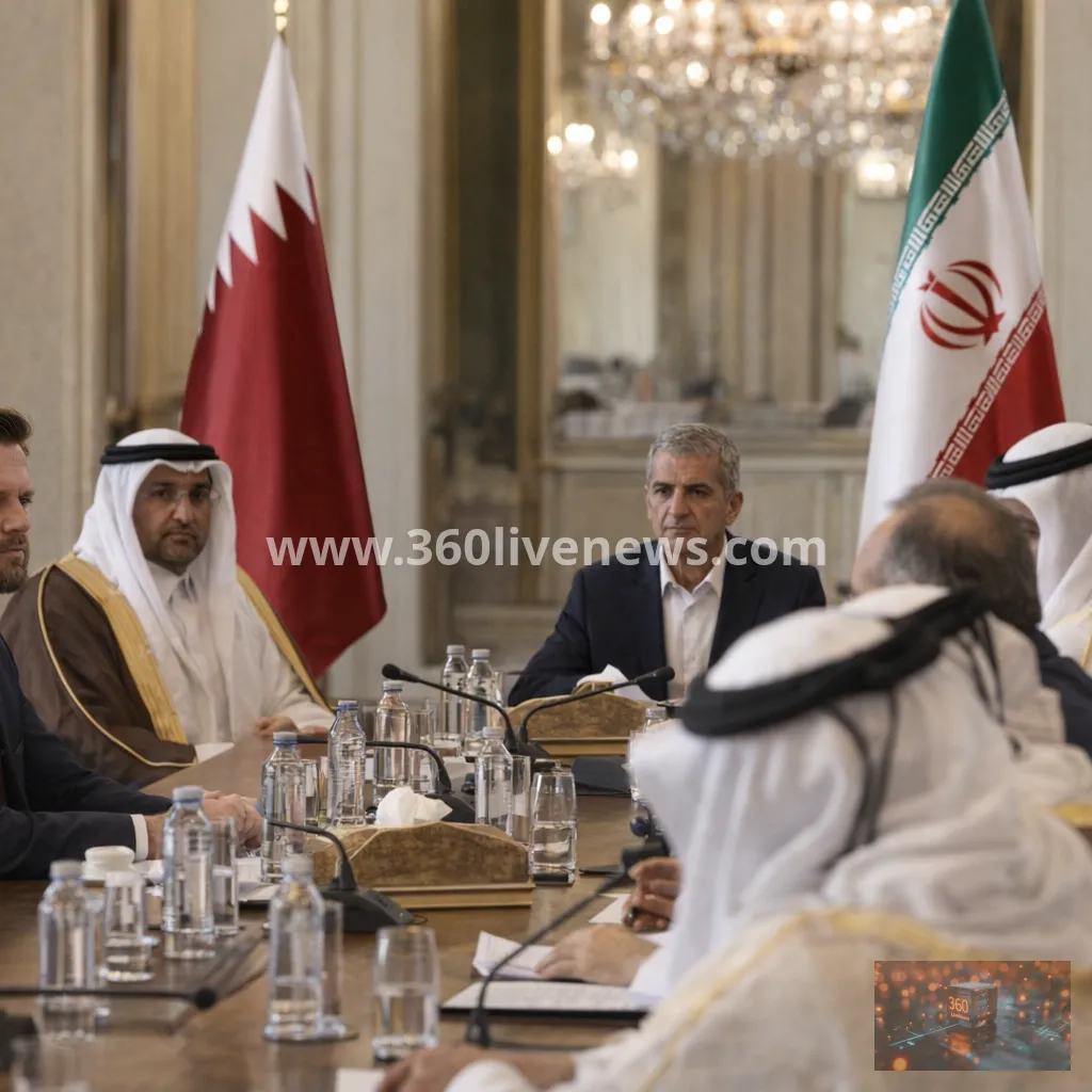 Qatari officials in Tehran as US-Iran ceasefire diplomacy gathers pace