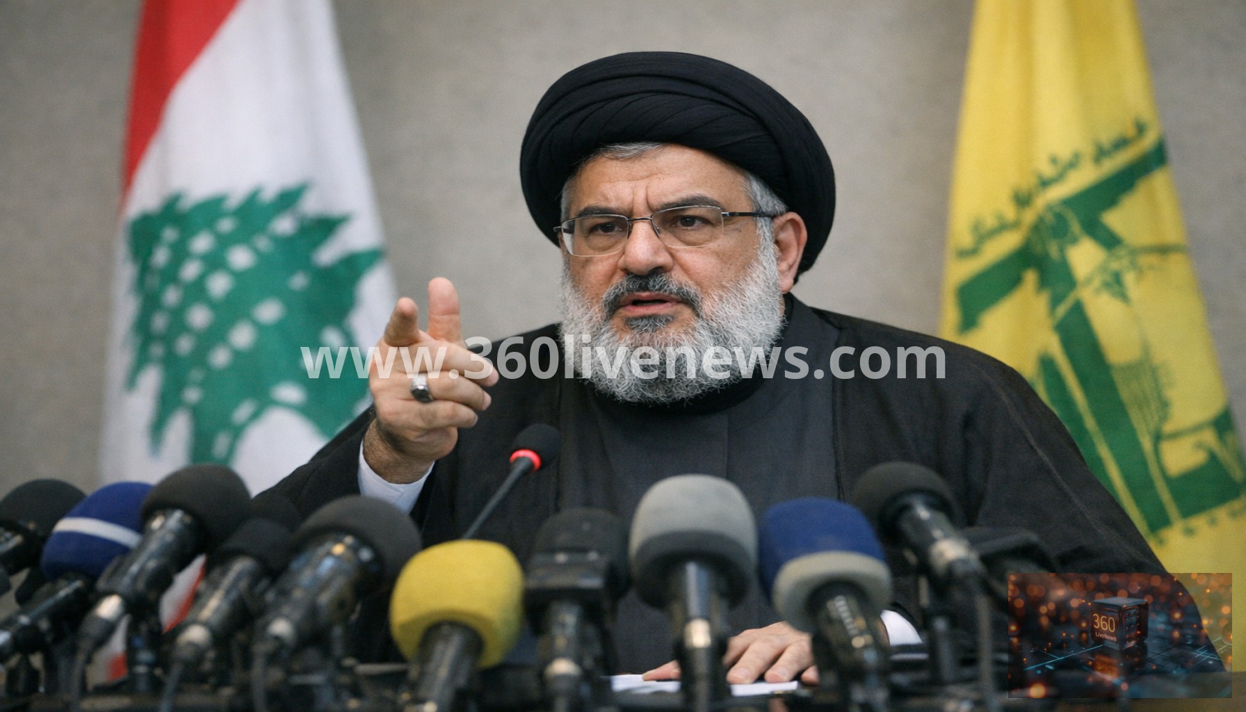Hezbollah Leader Urges Lebanon to Cancel Washington Talks with Israel