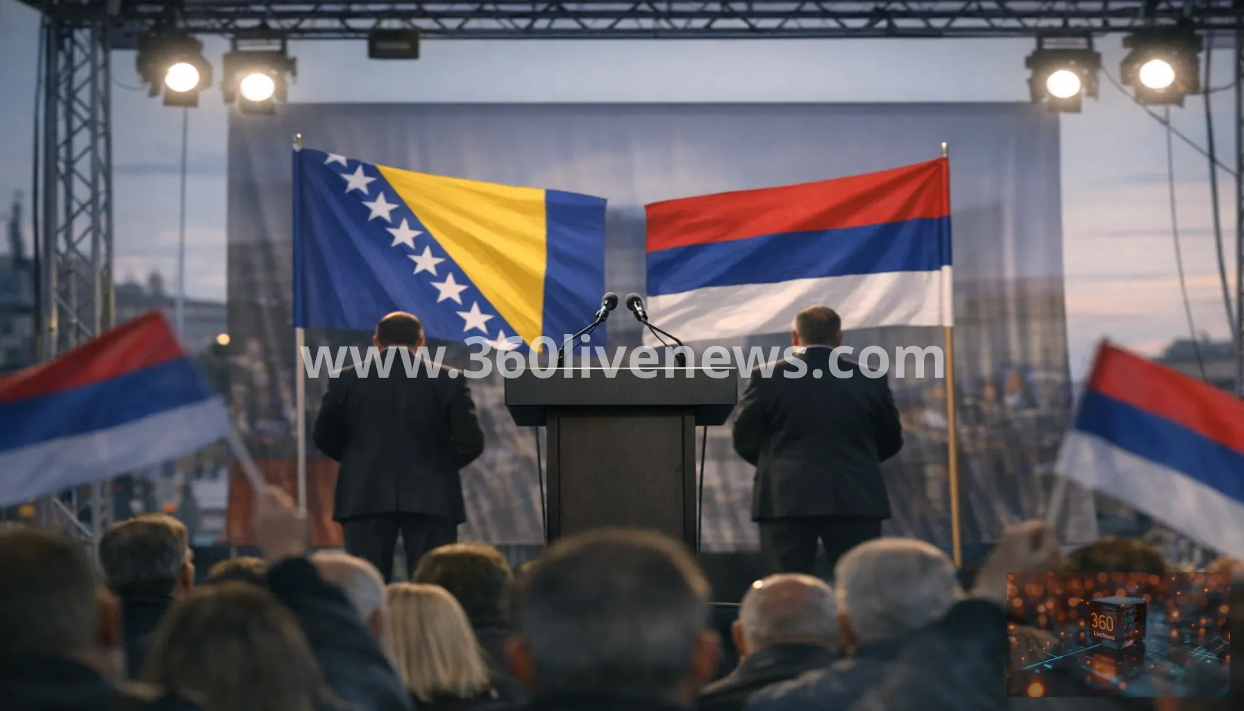 Dodik calls Bosnia and Herzegovina 'dead' at final rally before election