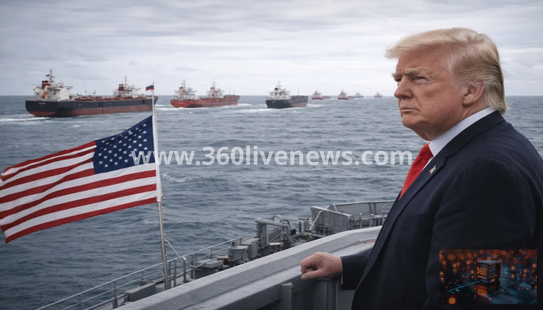 Seven Russian diesel tankers sail toward the US amid dispute over unloading rights