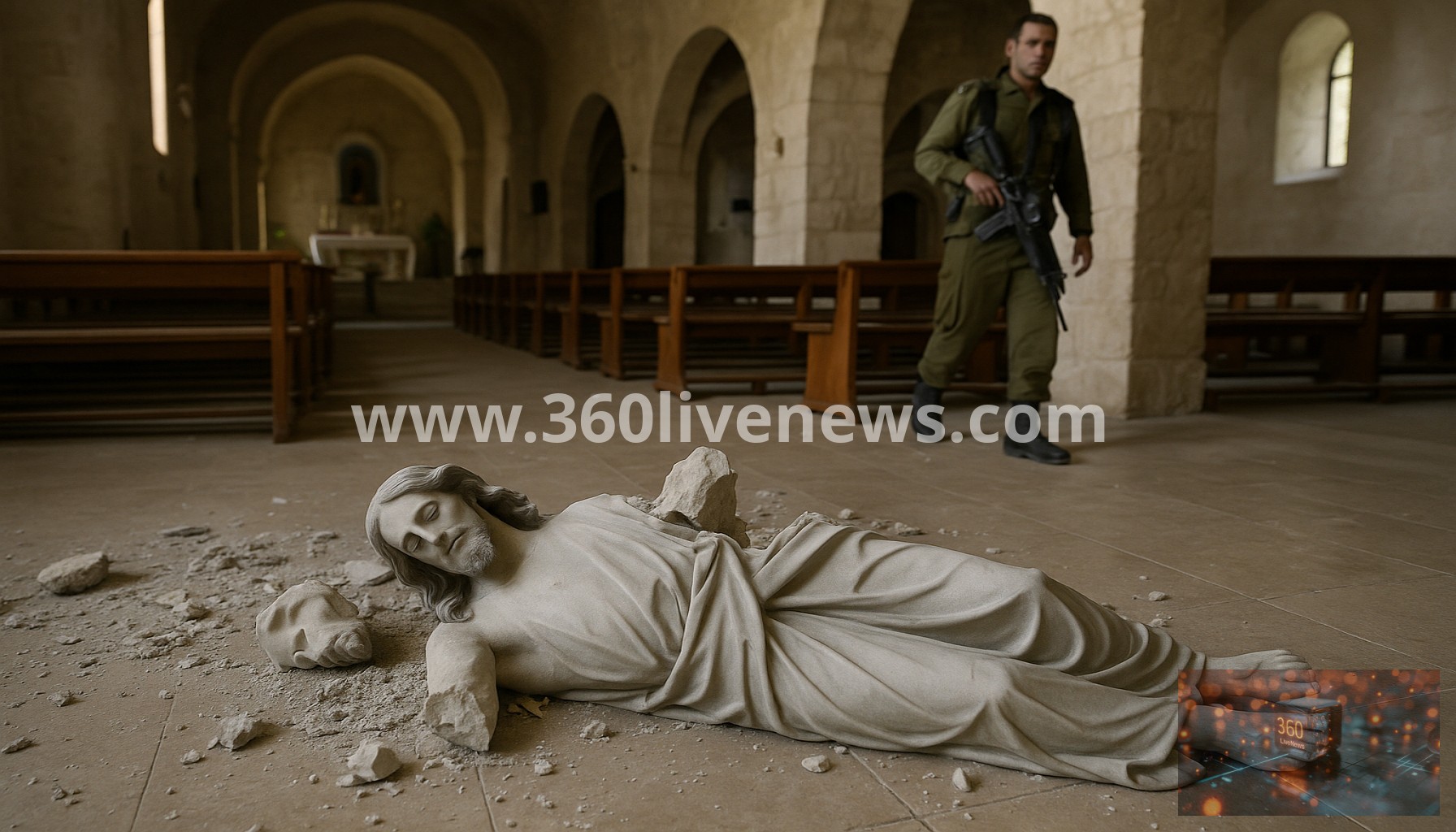 Israeli soldier confirmed to have smashed Jesus statue in Lebanon, sparking outrage