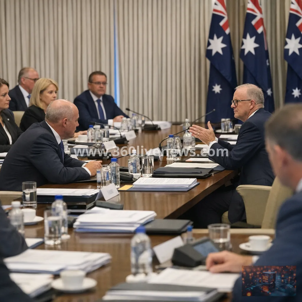 Australian leaders clash over AI data-centre energy rules at national cabinet meeting