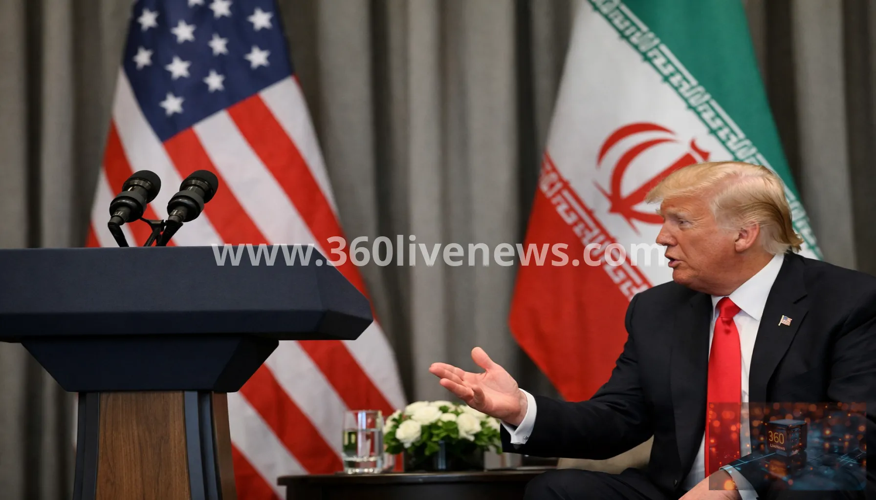 Trump backs Iran pledge on nuclear weapons as $300bn fund report circulates