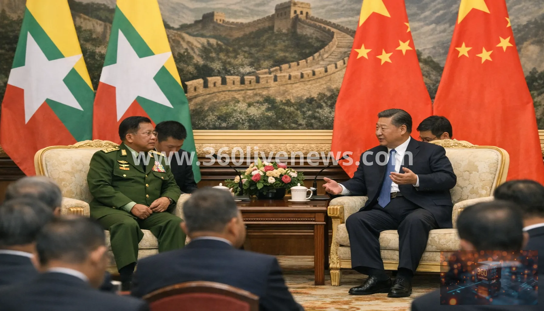 China backs Myanmar leadership during Min Aung Hlaing visit to Beijing
