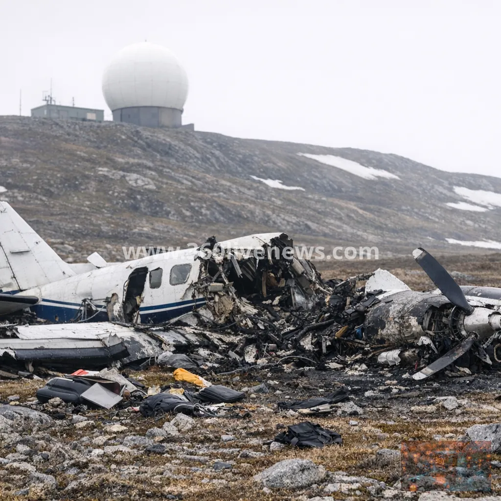 Eight killed in charter plane crash near remote Alaska radar site