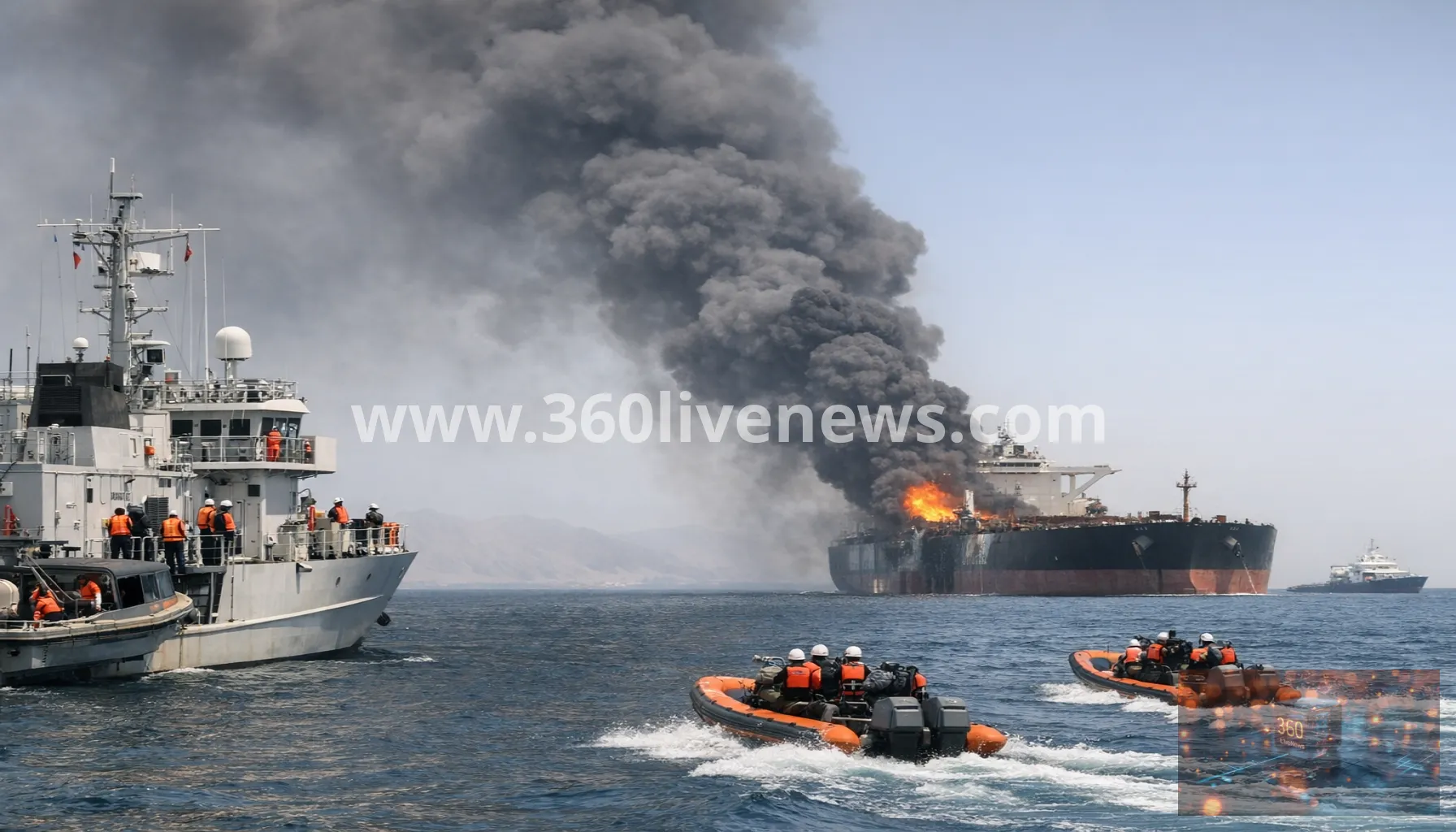 UN pauses Strait of Hormuz evacuation plan after cargo ship is struck near Oman